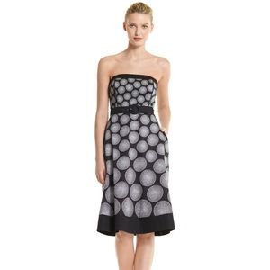 White House Black Market Sundress With Dot Pattern